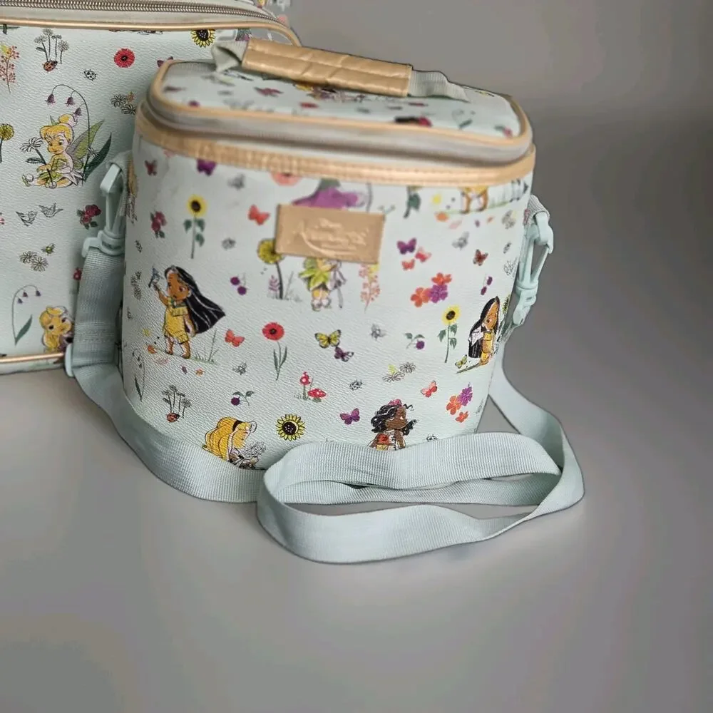Disney Store Animators Collection Mint Green Girl's Backpack & Lunch Tote Set